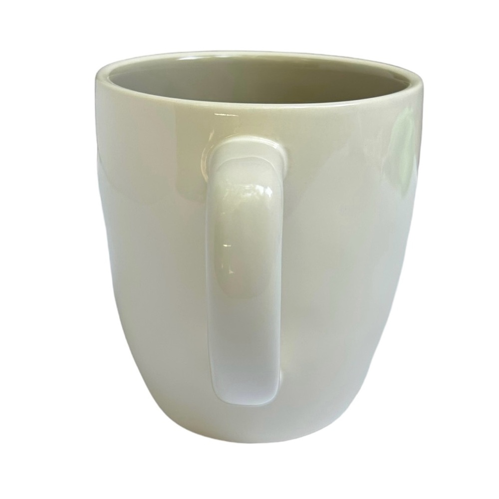 Rae Dunn TEA Mug White Gray Letters and Interior Dimples NWT 2017 OG - Picture 5 of 13